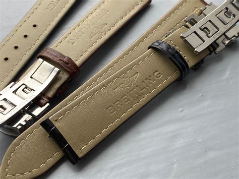 breitling deployment strap replacement|genuine breitling watch straps.